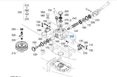 A classer - A classer - CASE, BEVEL GEAR
