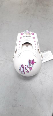 A classer - A classer - CASQUE ENFANT GIRLY BLANC/ROSE TAILLE L