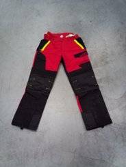 A classer - A classer - PANTALON ANTICOUPURE INFINITY rouge/jaune Normes EN 381-5 type A classe 1