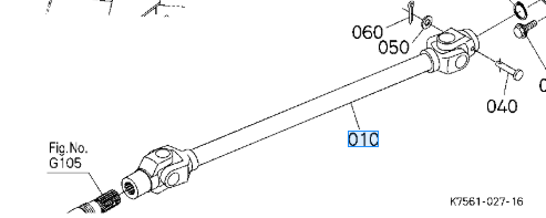 Pièce à définir - Sous famille pèce à définir - U. JOINT,ASSY 1
