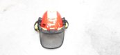 CASQUE FORESTIER INFINITY rouge/jaune Normes EN 397, EN 352-3, EN 1731