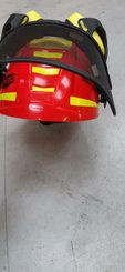 Vêtements - Protection - CASQUE FORESTIER INFINITY rouge/jaune Normes EN 397, EN 352-3, EN 1731