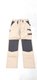 PLOMB pantalon bicolore multipoches pratic         >> T34 dispo. Sur demande 60% coton-40% polyester-280 g/m? coloris beige/no - �puis�