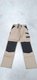 PLOMB pantalon bicolore multipoches pratic         >> T34 dispo. Sur demande 60% coton-40% polyester-280 g/m? coloris beige/no - �puis�