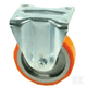Roue fixe roulement polyurethane �150x40mm, Fixation de plaque: 145x110mm Load: 400kg, Ro-Carr