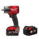 BOULONNEUSE ½″  18 VOLTS 745 Nm LIVRE AVEC 2 BATTERIES ET CHARGEUR