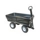 REMORQUE DE JARDIN MULTI-USAGES - CHARGE 300KGDIMENSIONS 123(L)X61(L)X101(H) CM - POIDS 35KGBENNE PLASTIQUE AMOVIBLE - O