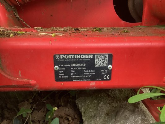 Faucheuse Pöttinger Novadisc 280