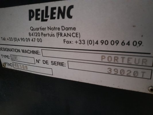 Porteur Pellenc PORTEUR MULTIFONCTION OPTIMUM 530