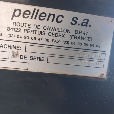 Tête de récolte Pellenc TETE DE RECOLTE M SELECTIV PROCESS 2