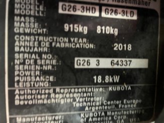 Micro tracteur Kubota G26HD - 10