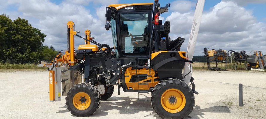 Tracteur enjambeur - Enjambeur double rangs 4 roues 240