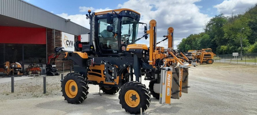 Tracteur enjambeur Pellenc Enjambeur double rangs 4 roues 240